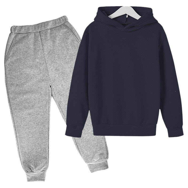 Unisex nan komfortables Hoodie und Jogger Set aus French Terry mit elastischem Bund und Rippbündchen Drune