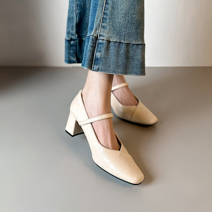 Damen elegante High-Heels mit anpassbarem Riemen Drune