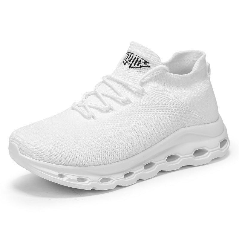 Unisex Atmungsaktive Strick-Sneaker mit sockenähnlichem Schaft und gedämpfter Luftsohle Drune