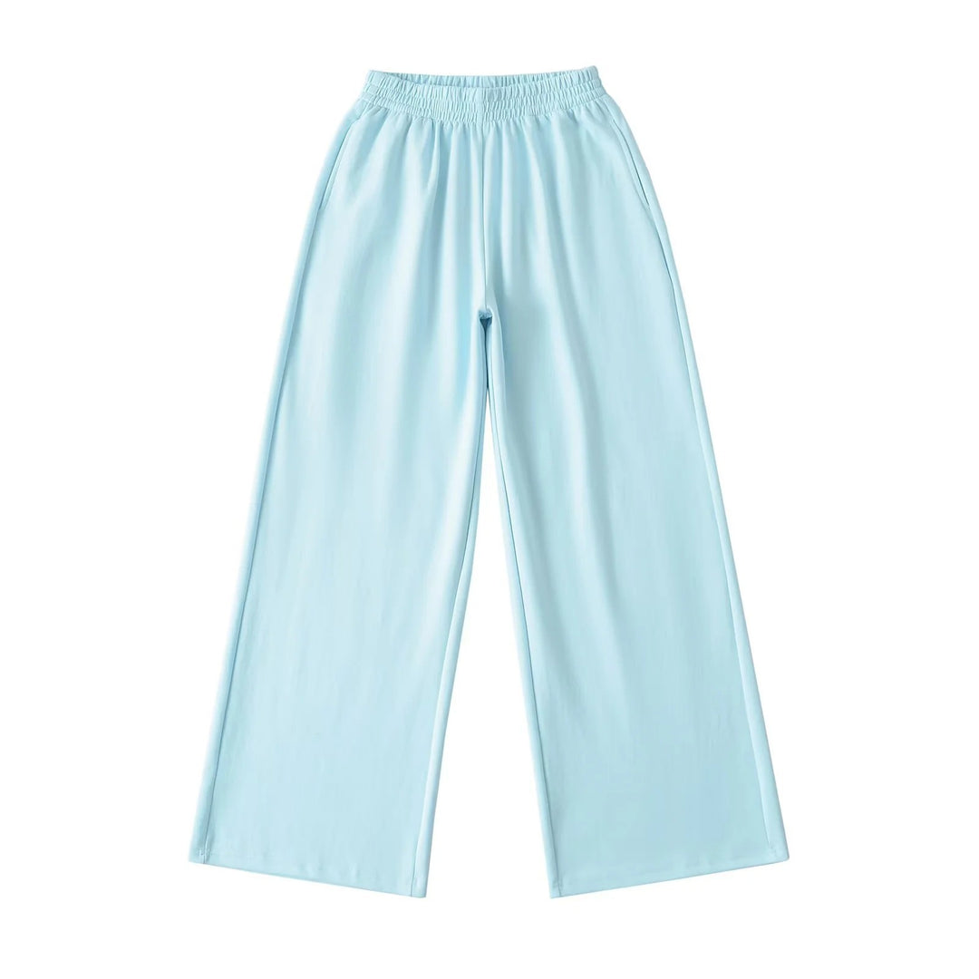 Damen weite Jersey-Hose mit elastischem Bund Drune