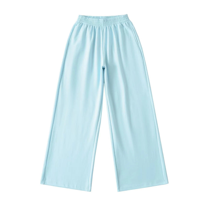 Damen weite Jersey-Hose mit elastischem Bund Drune