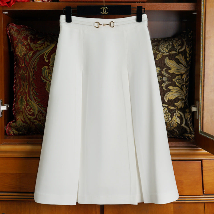 Damen Eleganter Faltenrock Drune