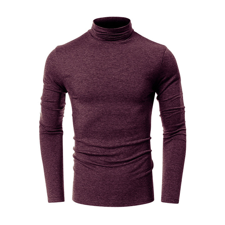 Herren Rollkragenpullover aus elastischem Baumwollmix Drune