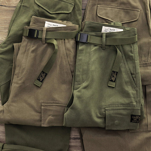 Herren taktische Cargo-Hose mit verstellbarem Bund und multifunktionalen Taschen Drune