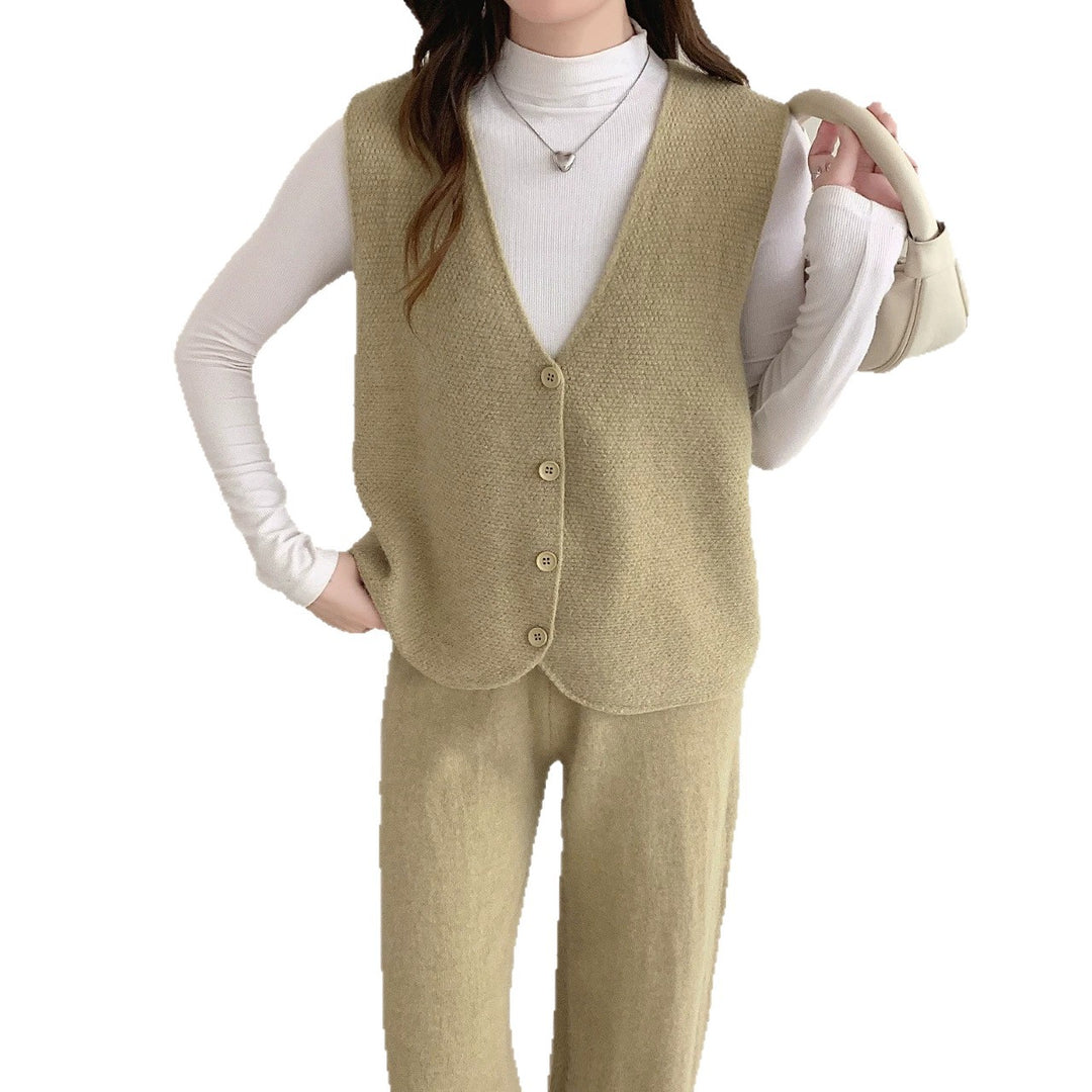Damen Luxuriöses Strickanzug Drune