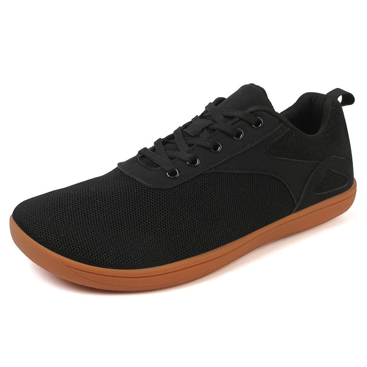 Unisex atmungsaktive Strick-Freizeit-Sneaker mit gepolstertem Fersenkragen und flexibler EVA-Laufsohle Drune
