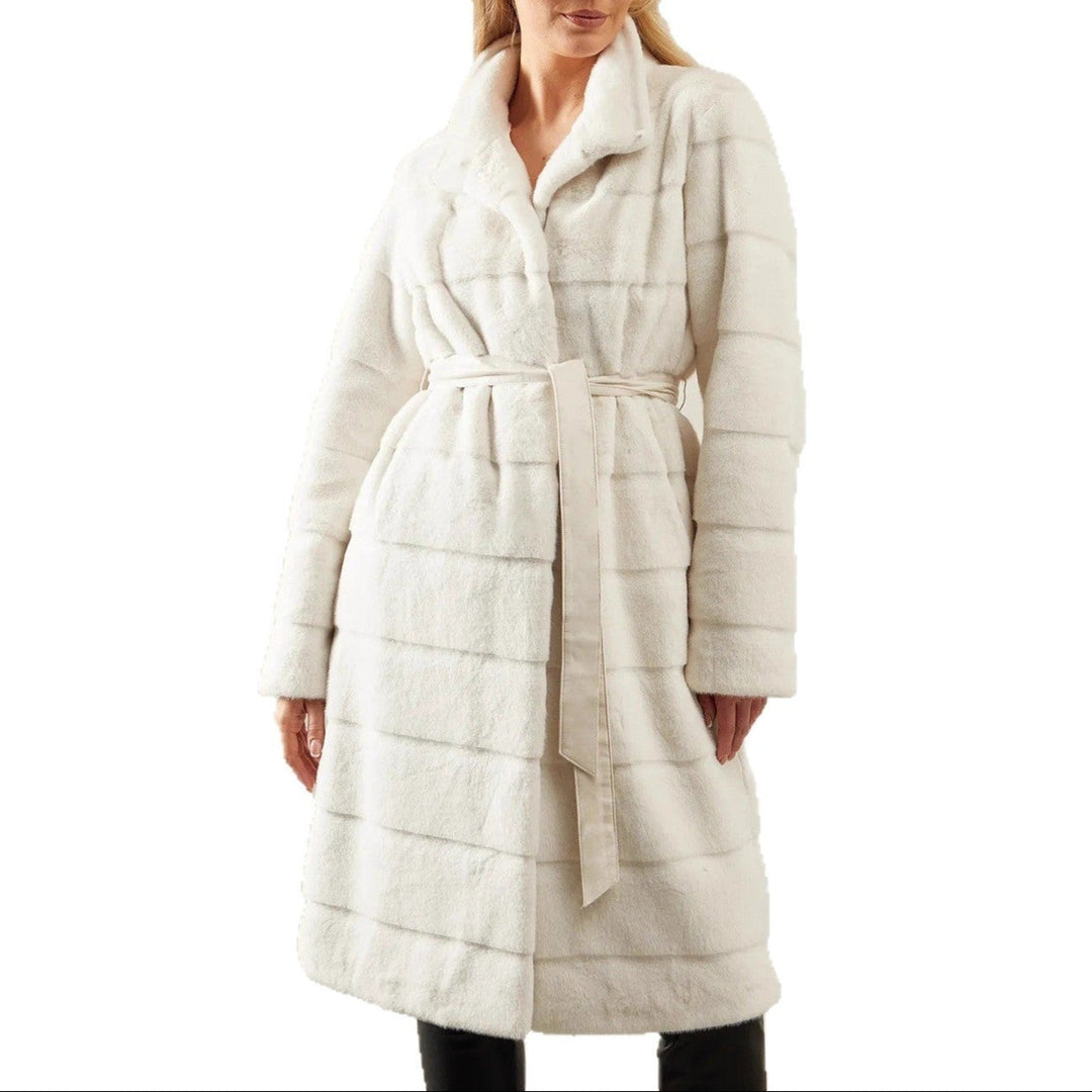 Drune | Damen Cosy Jacket mit Gefügtem Gürtel