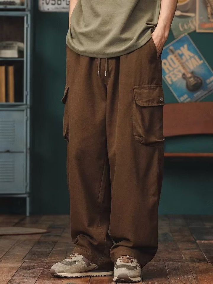 Herren Modische Cargo-Hose mit praktischen Seitentaschen Drune