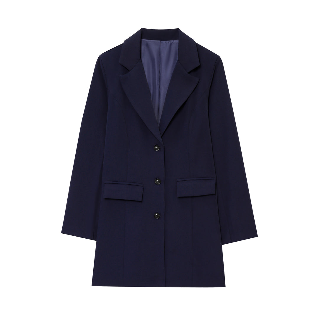 Damen eleganter Blazer mit tailliertem Schnitt Drune