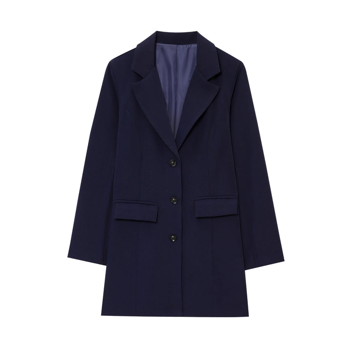 Damen eleganter Blazer mit tailliertem Schnitt Drune