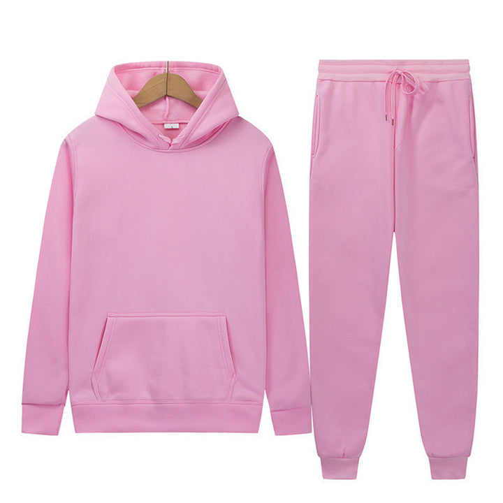 Damen Kapuzenpullover und Jogginghose-Set aus hochwertigem Baumwollmix Drune