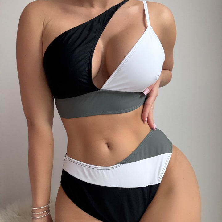 Damen Sportlicher Einteiliger Bikini Drune