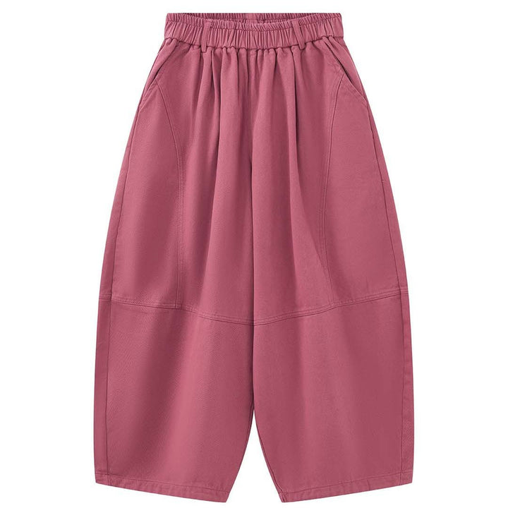 Damen Weite Baumwoll‑Twill Culotte mit hohem Elastbund und legerer Silhouette Drune