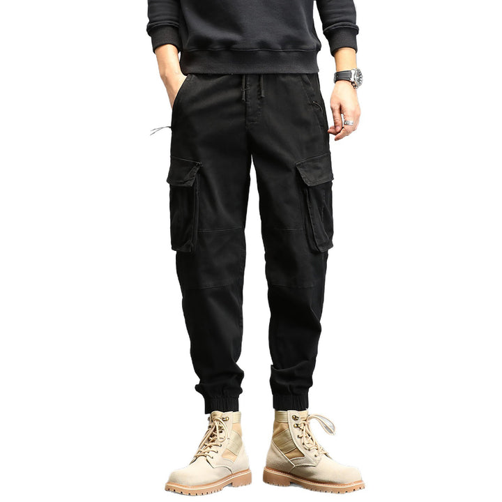 Herren Utility-Joggerhose mit sculpted Kniepaneelen, verstärkten Cargotaschen und elastischem Komfortbund Drune