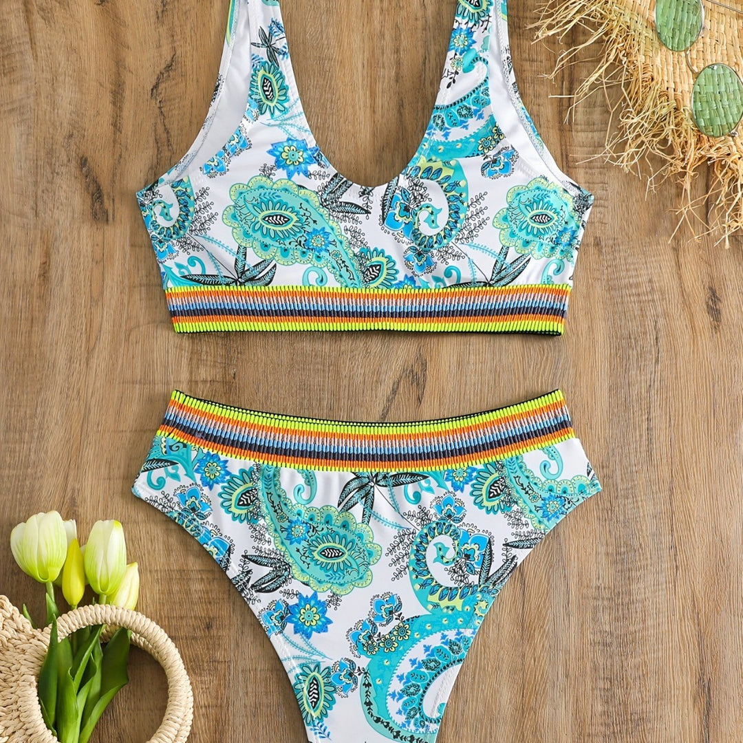 Damen Bikini-Set mit modischem Ethno-Design Drune