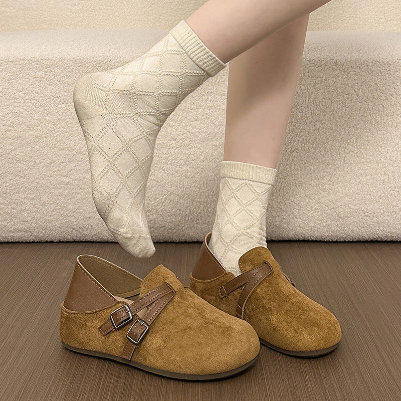 Damen Komfortable Clogs mit doppeltem Riemen Drune