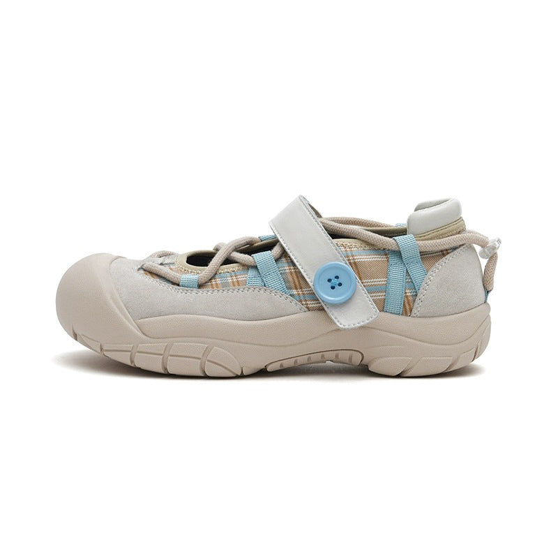 Damen Freizeitschuhe mit verstellbarem Klettverschluss und rutschfester Sohle Drune