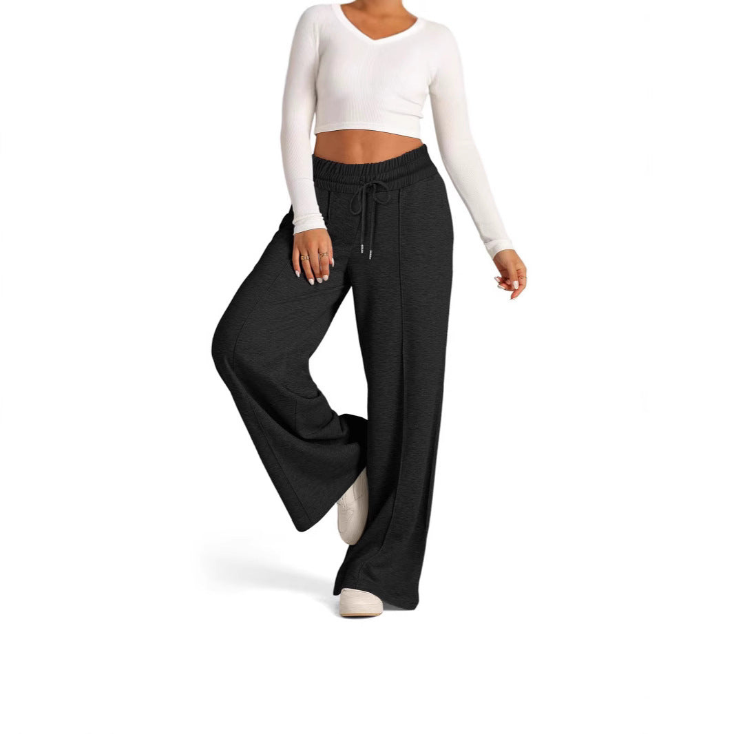 Damen Sweatpants mit weitem Schnitt und praktischen Taschen Drune