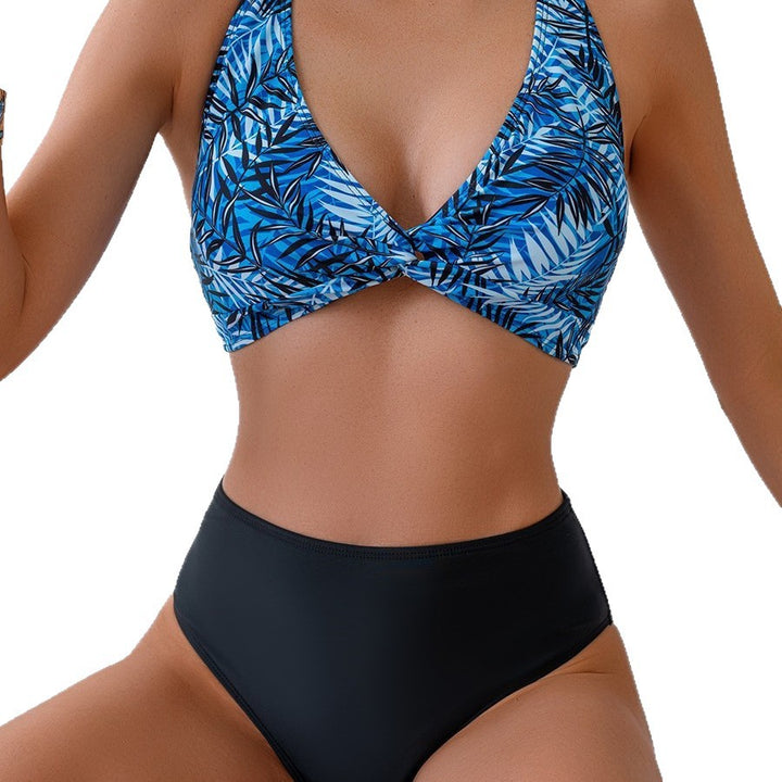 Damen Hochgeschnittener Bikini mit Twist-Top Drune