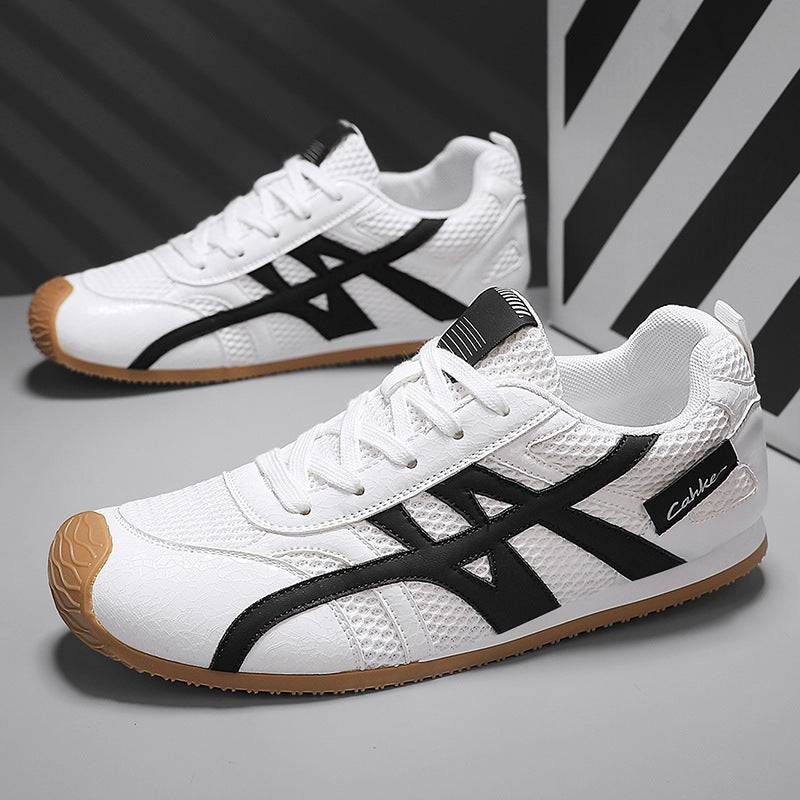 Unisex Retro-Laufsneaker mit atmungsaktivem Mesh und rutschfester Gummilaufsohle Drune