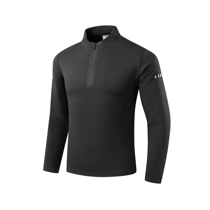 Herren Performance-Langarmshirt mit Half-Zip und Stehkragen Drune