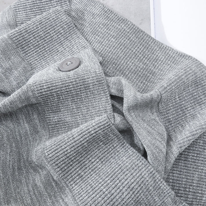 Damen Leichter Oversize-Cardigan aus Feinstrick mit tiefem V-Ausschnitt und Zierknopfleiste Drune