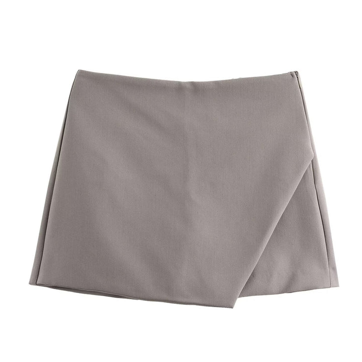 Damen modische Wickel-Shorts aus hochwertigem, elastischem Material Drune