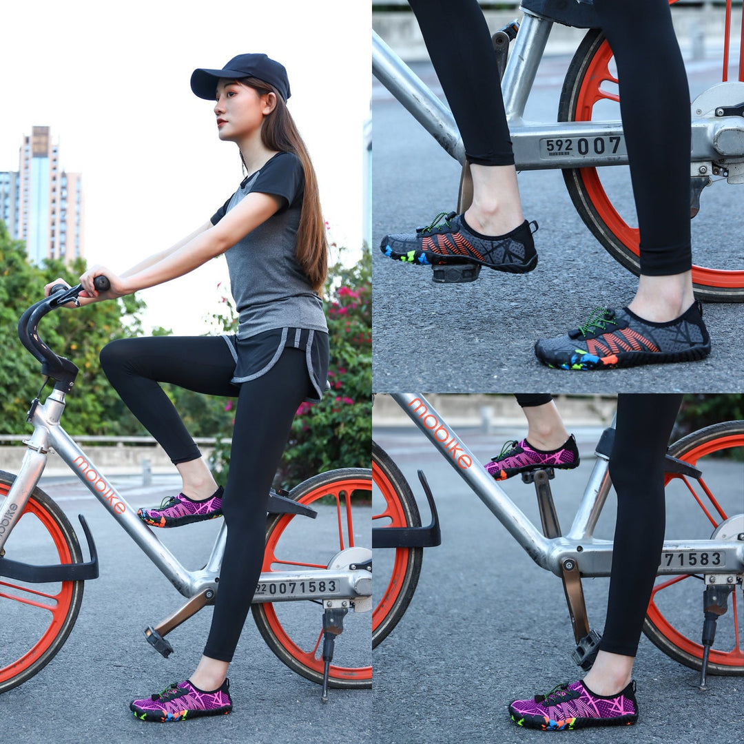 Damen Wassersportschuhe mit schnelltrocknendem Obermaterial und rutschfester Sohle Drune