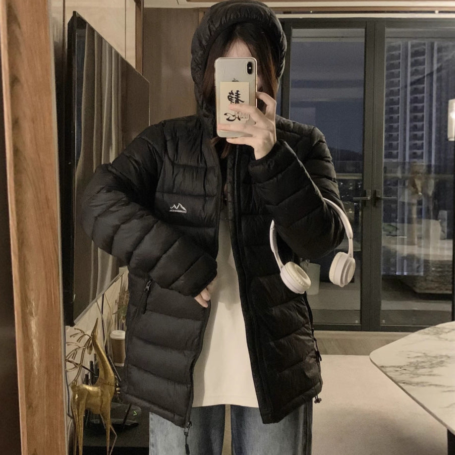 Damen Wattierte Outdoor-Jacke mit praktischen Reißverschlusstaschen und hohem Kragen Drune