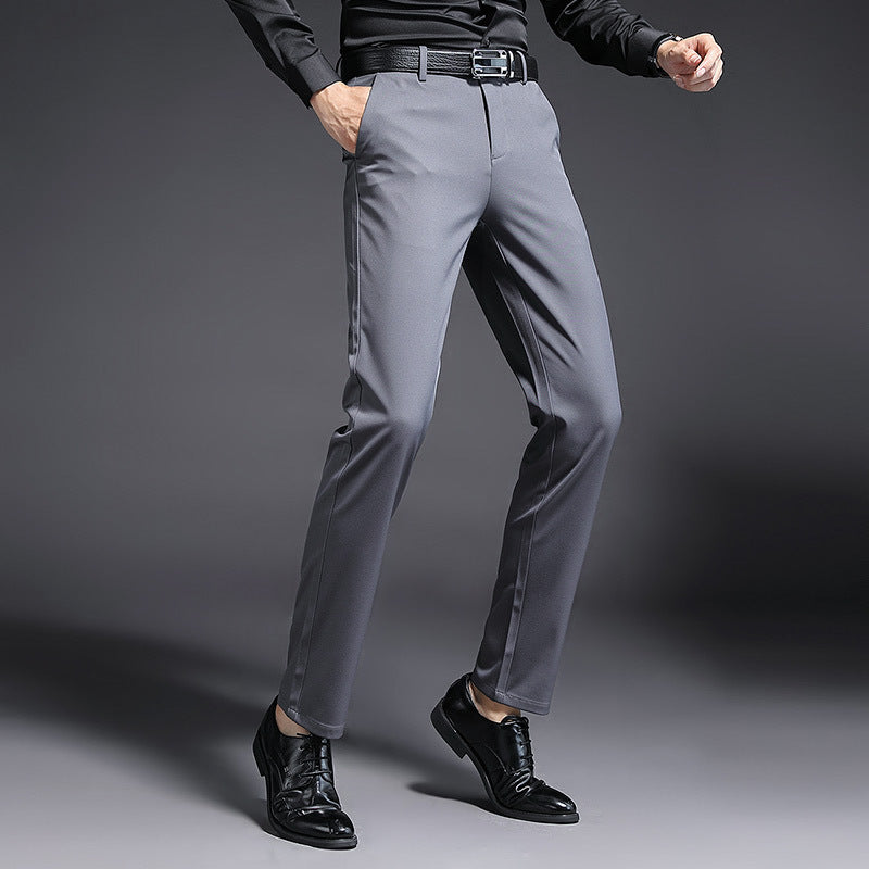 Herren Modern geschnittene Business‑Hose mit Bügelfalte, Stretch und Pflegeleichtem Mischgewebe Drune