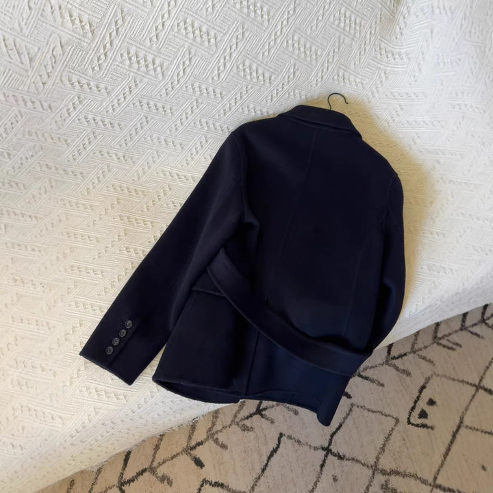 Damen Elegante doppeltbreasted Jacke Drune