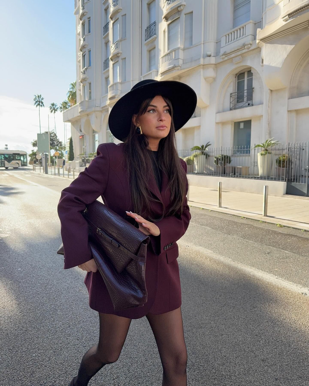 Damen Modischer Blazer mit oversized Schnitt Drune