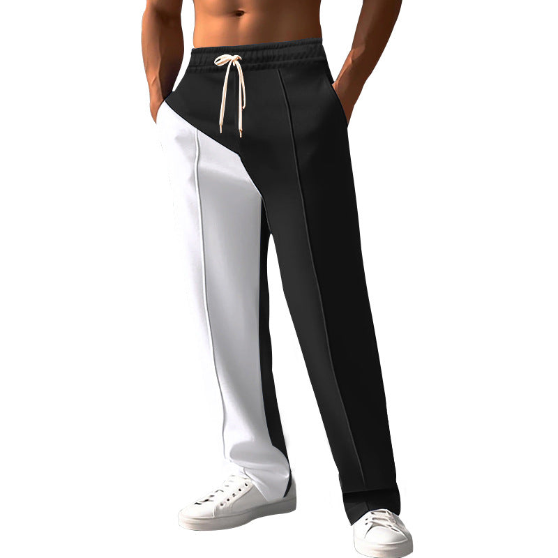 Herren nan sportliche Jogginghose mit asymmetrischem Schnitt und elastischem Bund Drune