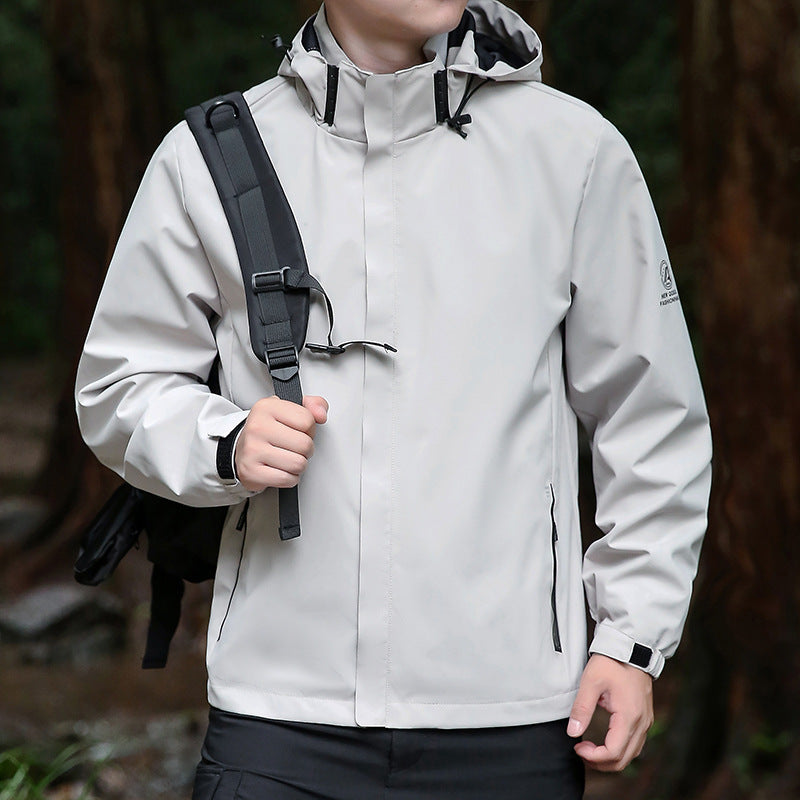 Herren wetterfeste Outdoor Jacke Drune