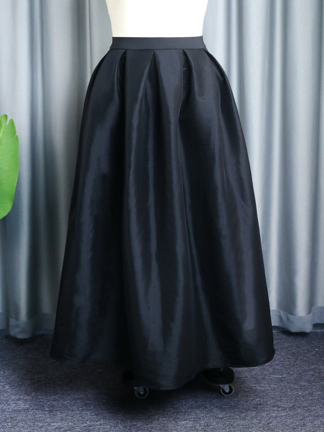 Damen Eleganter Maxirock mit Faltenwurf Drune