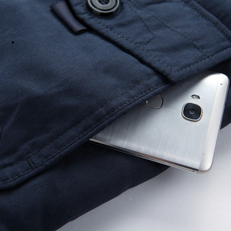 Herren Thermo-Canvasparka mit durchgehendem Teddyfutter und abnehmbarer Kunstfellkapuze Drune