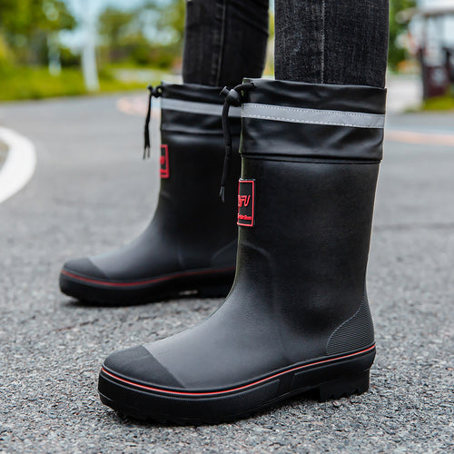 Damen Robuste Kurzschaft‑Gummistiefelette mit verstärkter Zehenkappe und griffiger Profilsohle Drune