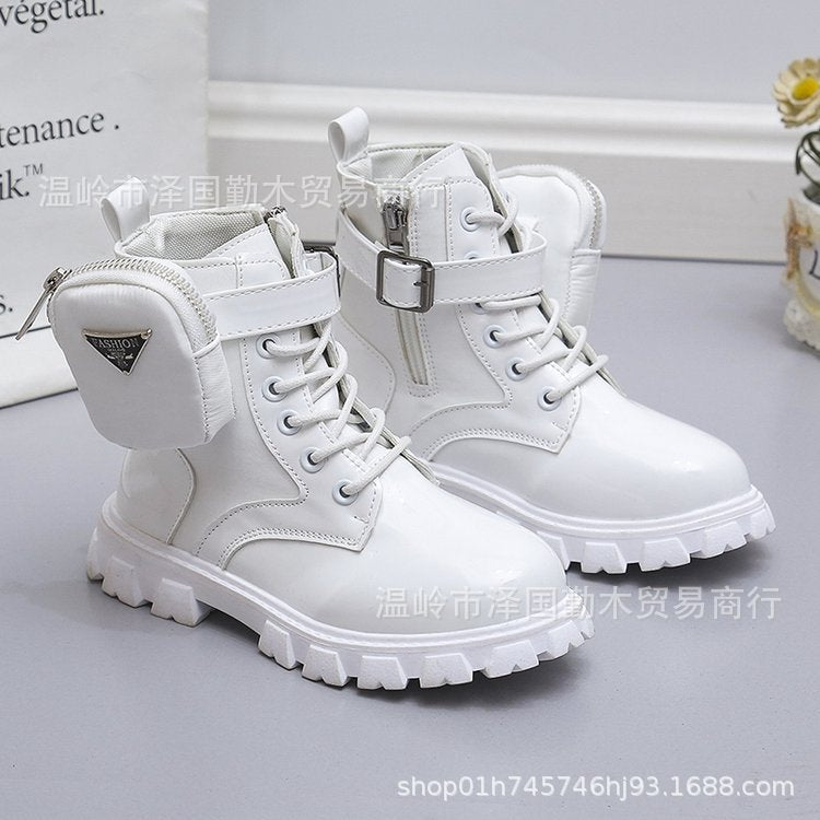 Damen Modische Schnürstiefel mit ausgefallenem Design und praktischen Taschen Drune