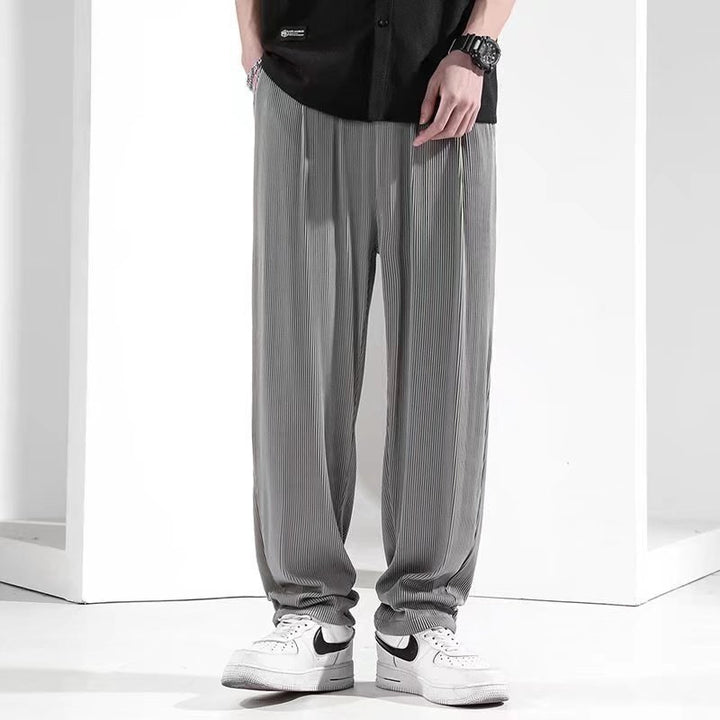 Herren Legere Plissee-Hose Drune
