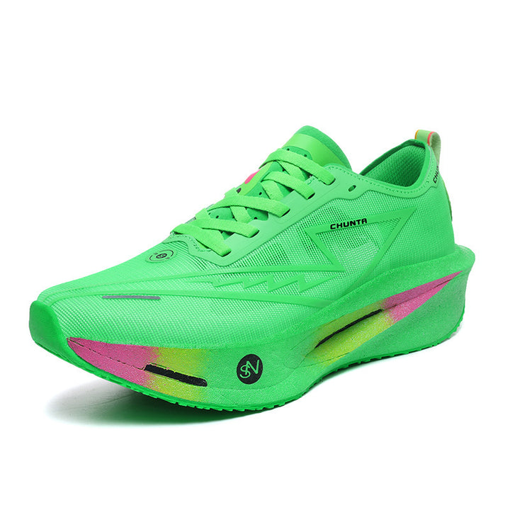 Unisex leichter Performance Laufschuh mit gedämpfter Plateausohle und atmungsaktivem Mesh Drune