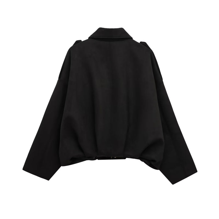 Damen modische Jacke mit voluminösen Ärmeln und elegantem Schnitt Drune