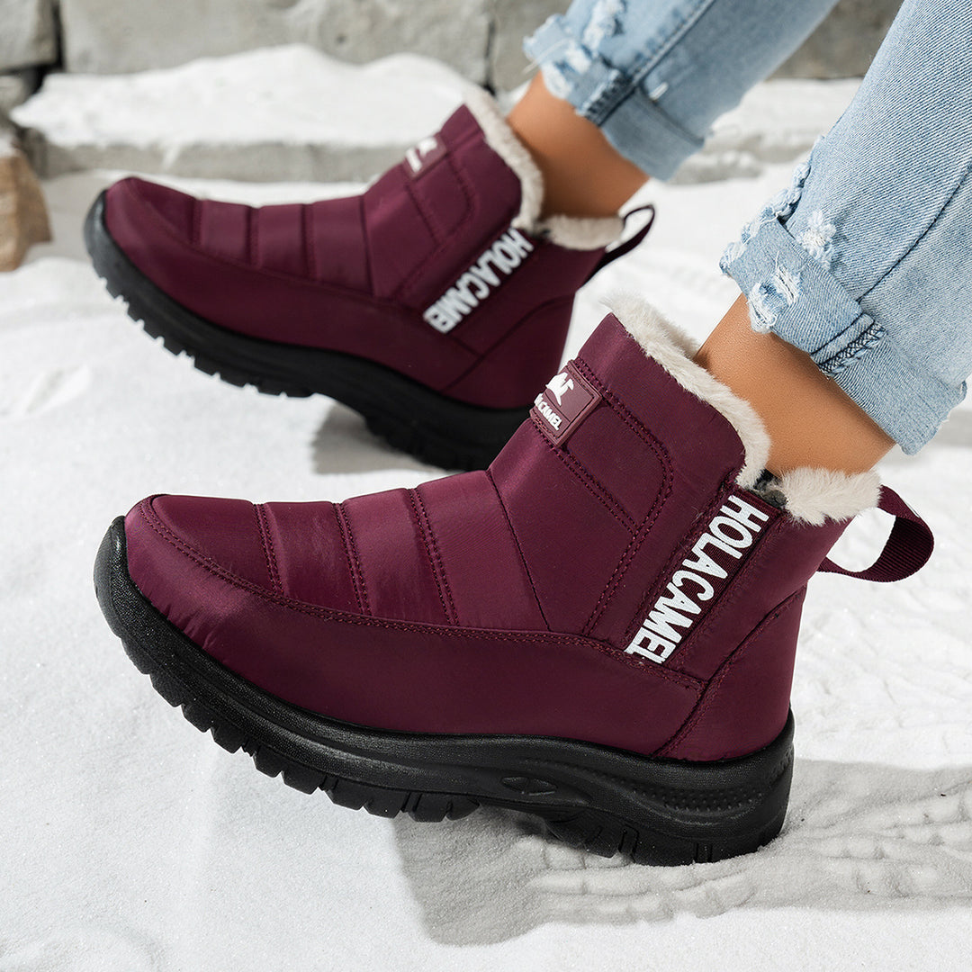 Damen Winterstiefel mit warmem Futter Drune