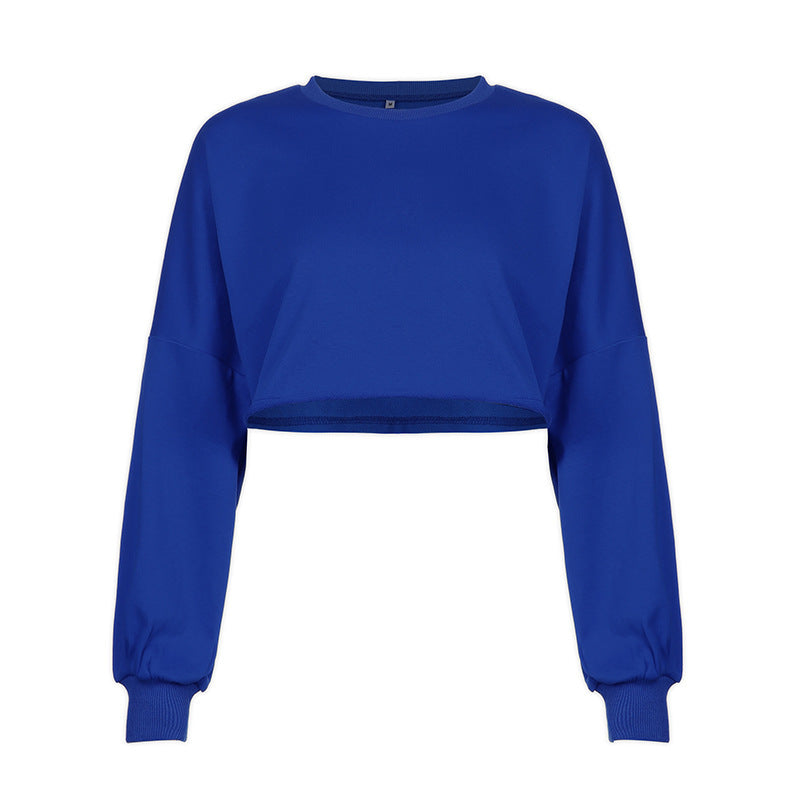 Damen Cropped Sweatshirt Drune