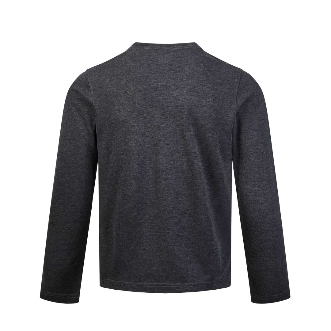 Herren Langärmeliges Feinstrick-Sweatshirt mit Rundhals und dezenter Nahtführung Drune