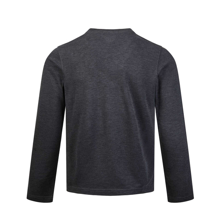 Herren Langärmeliges Feinstrick-Sweatshirt mit Rundhals und dezenter Nahtführung Drune