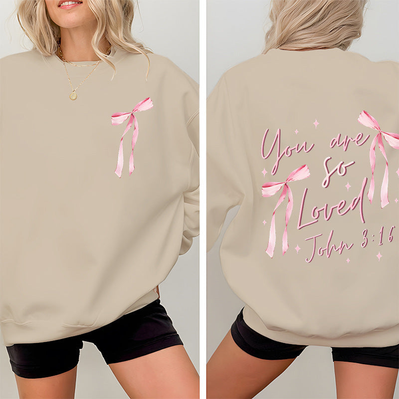 Damen Sweatshirt mit einzigartigem Aufdruck und verspieltem Design Drune