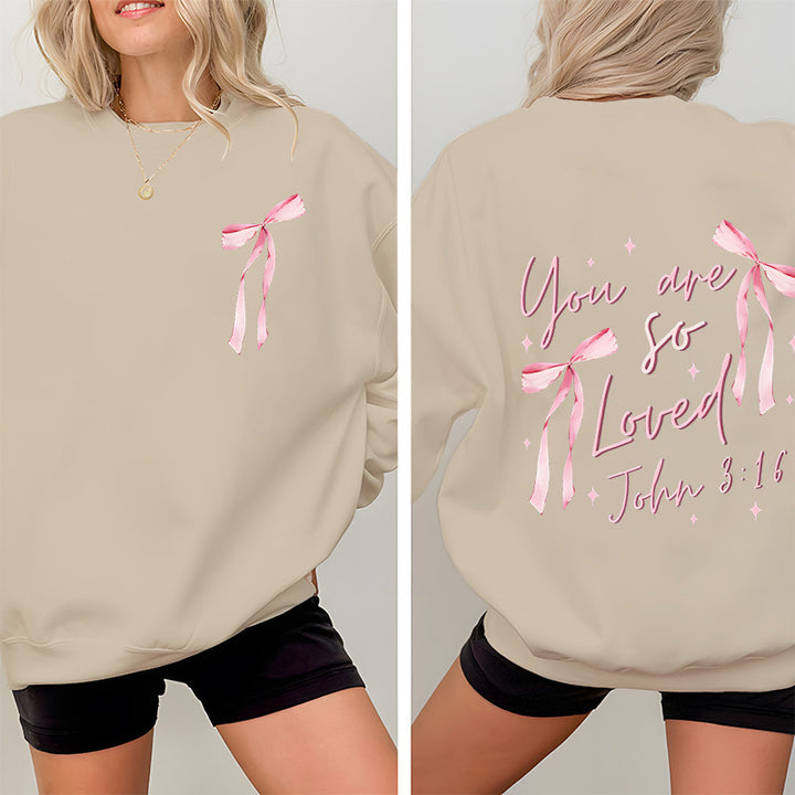 Damen Sweatshirt mit einzigartigem Aufdruck und verspieltem Design Drune