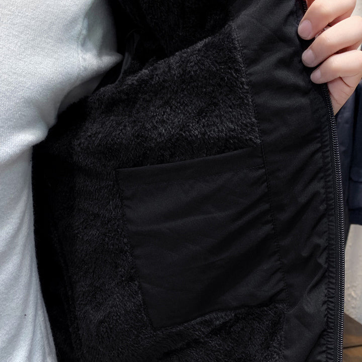 Herren Stepp-Kapuzenjacke im Slim-Fit mit Diamantsteppung und thermischer Isolierung Drune