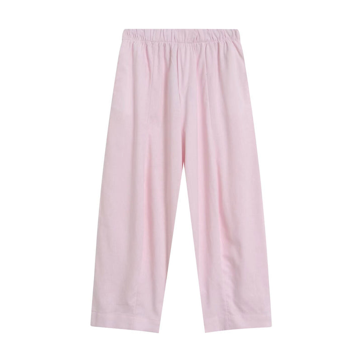 Damen Weite Culotte-Hose mit elastischem Bund und geradem Saum Drune