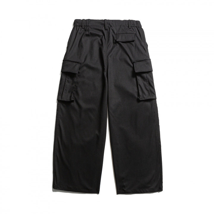 Herren Cargo-Hose im Baggy‑Schnitt mit Kordelzug und großen Pattentaschen Drune